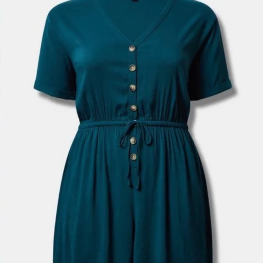 Torrid Button Front Romper - Picture 5 of 5